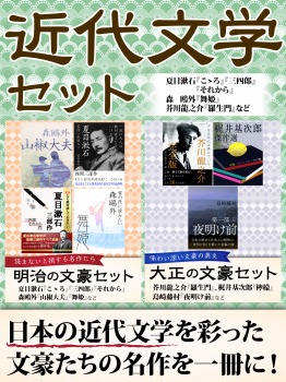 近代文学セット　夏目漱石『こゝろ』『三四郎』『それから』森鴎外『舞姫』芥川龍之介『羅生門』など
